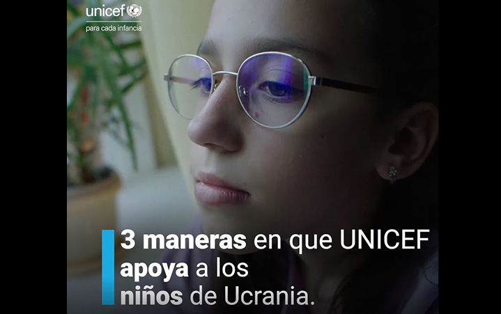 Antena 7 apoya a UNICEF en su iniciativa de ayuda a Ucrania